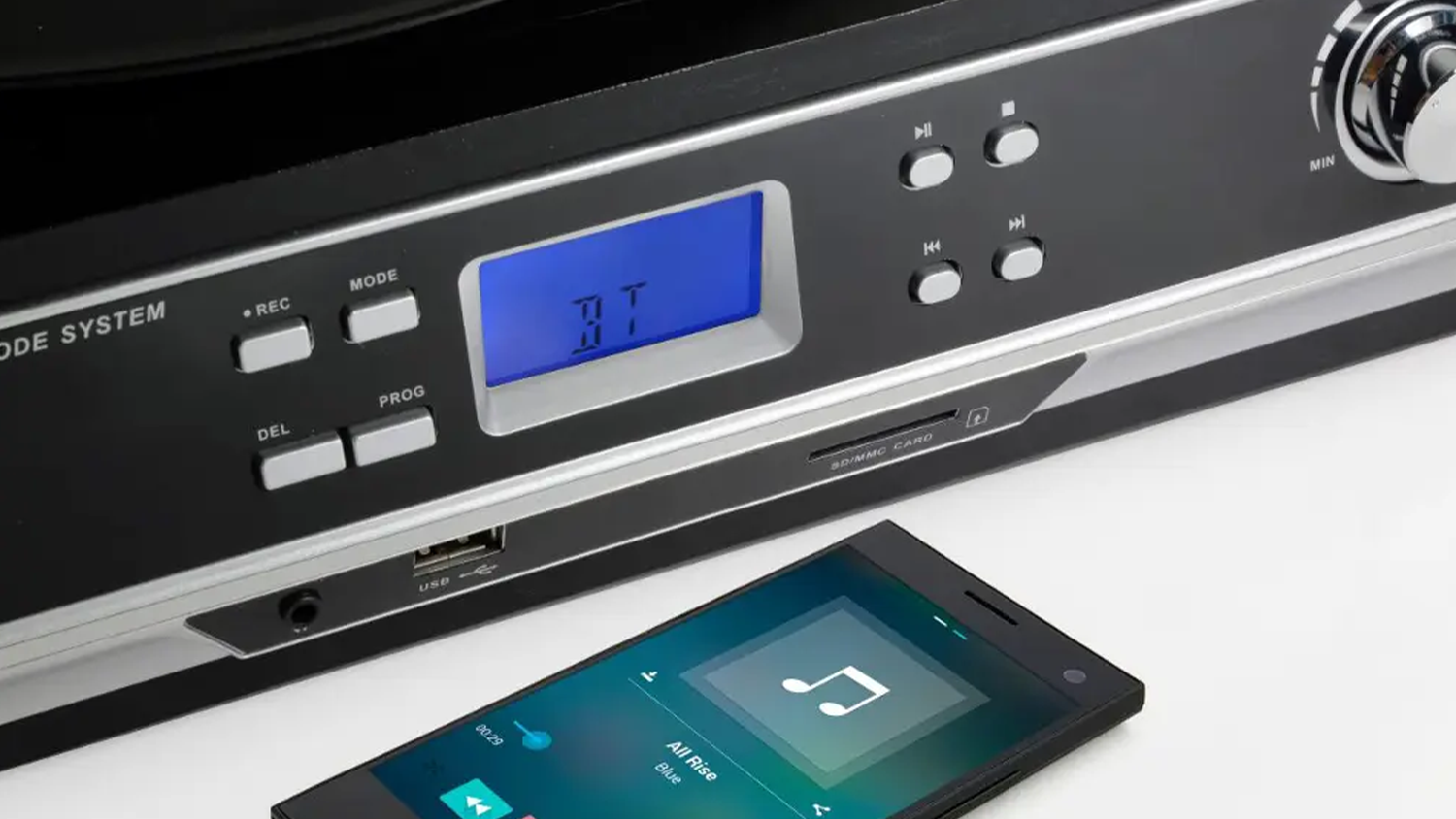 Gramofon Technaxx TX-22+ a přehrávání z mobilu