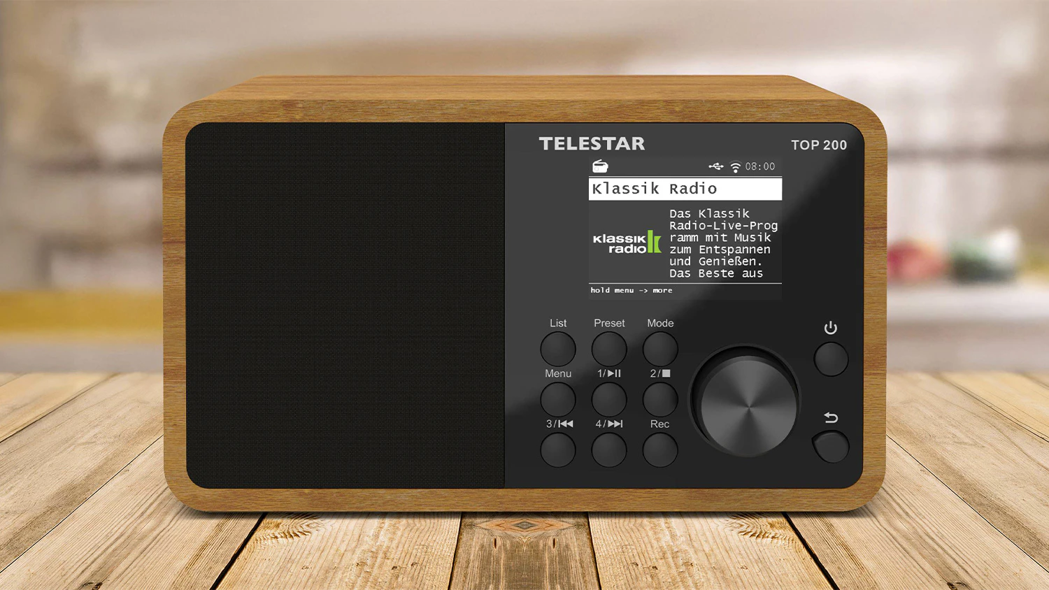 Streamovanie hudby z mobilu cez internetové rádio Telestar TOP200