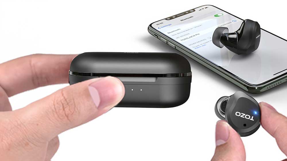 Bezdrátová sluchátka TOZO NC9 Pro – připojení mobilu přes Bluetooth_03