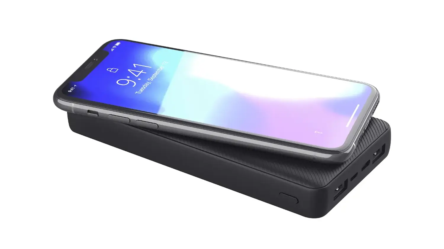 Power banka Trust Primo Ultra Thin 20000mAh ECo s mobiln&iacute;m telefonem