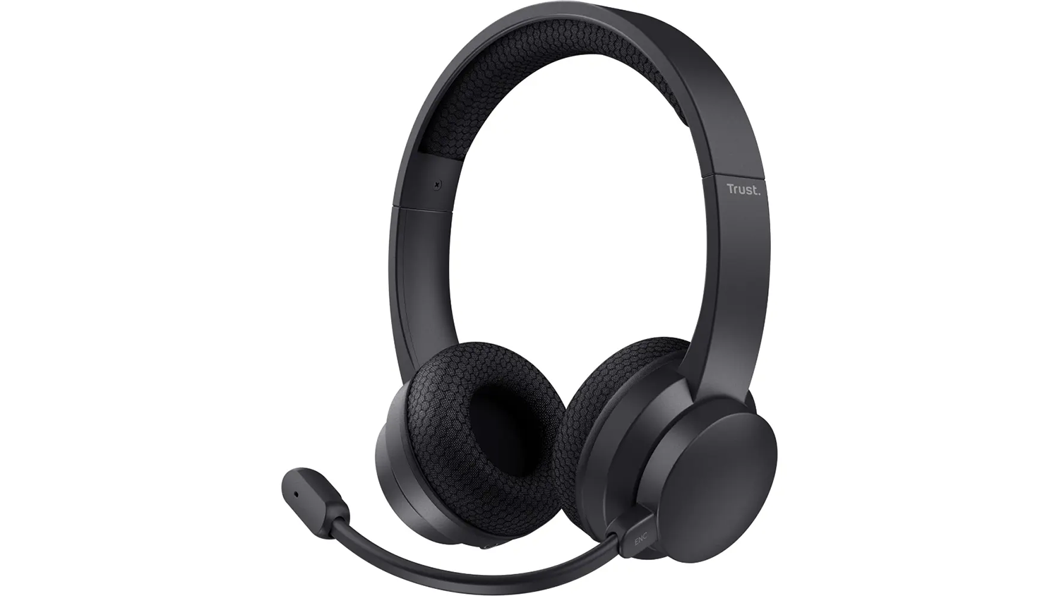 Sl&uacute;chadl&aacute; k PC Trust Ayda Wireless čierna predn&yacute; pohľad