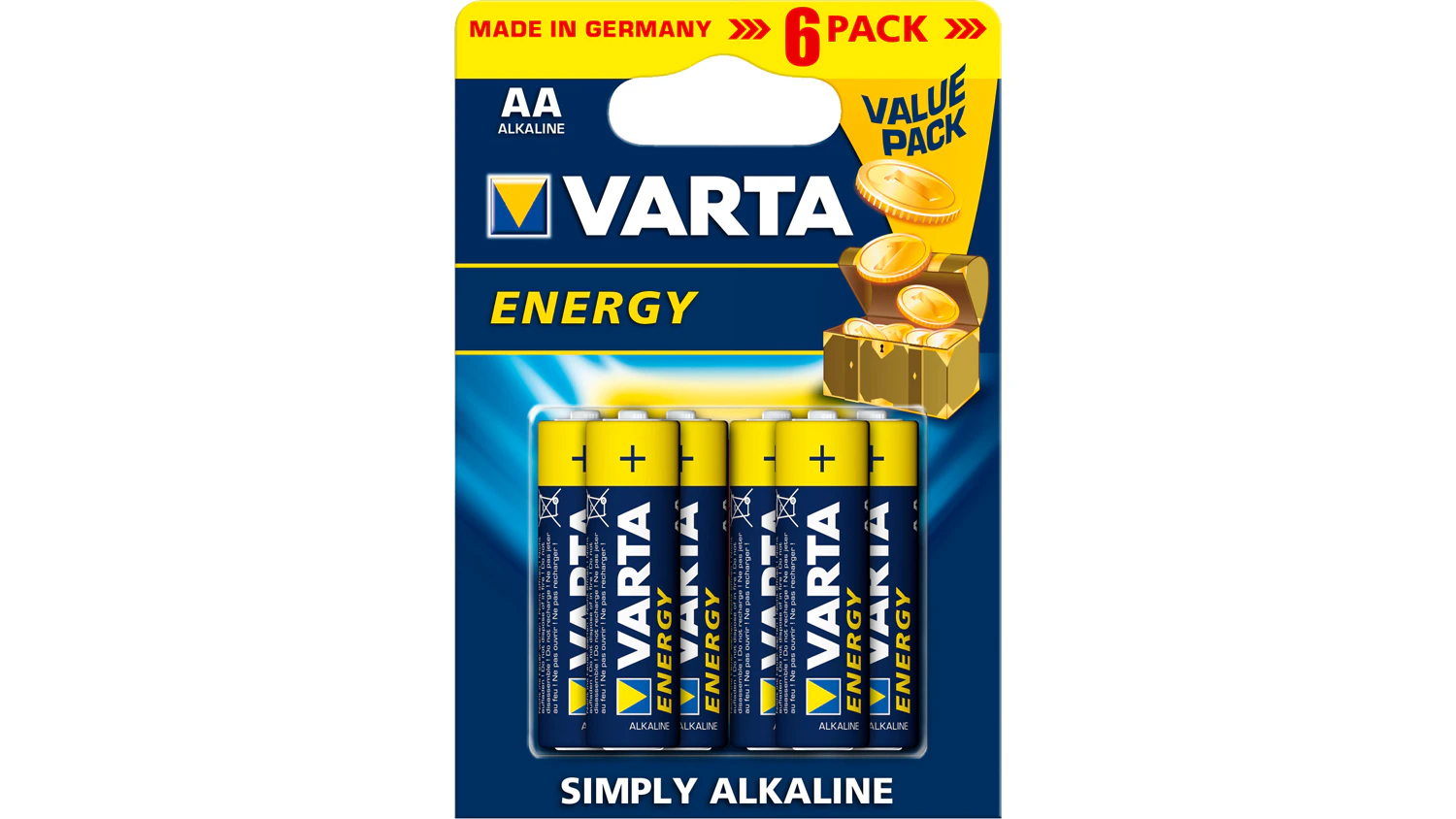 Baterie AA VARTA Energy LR6 6ks