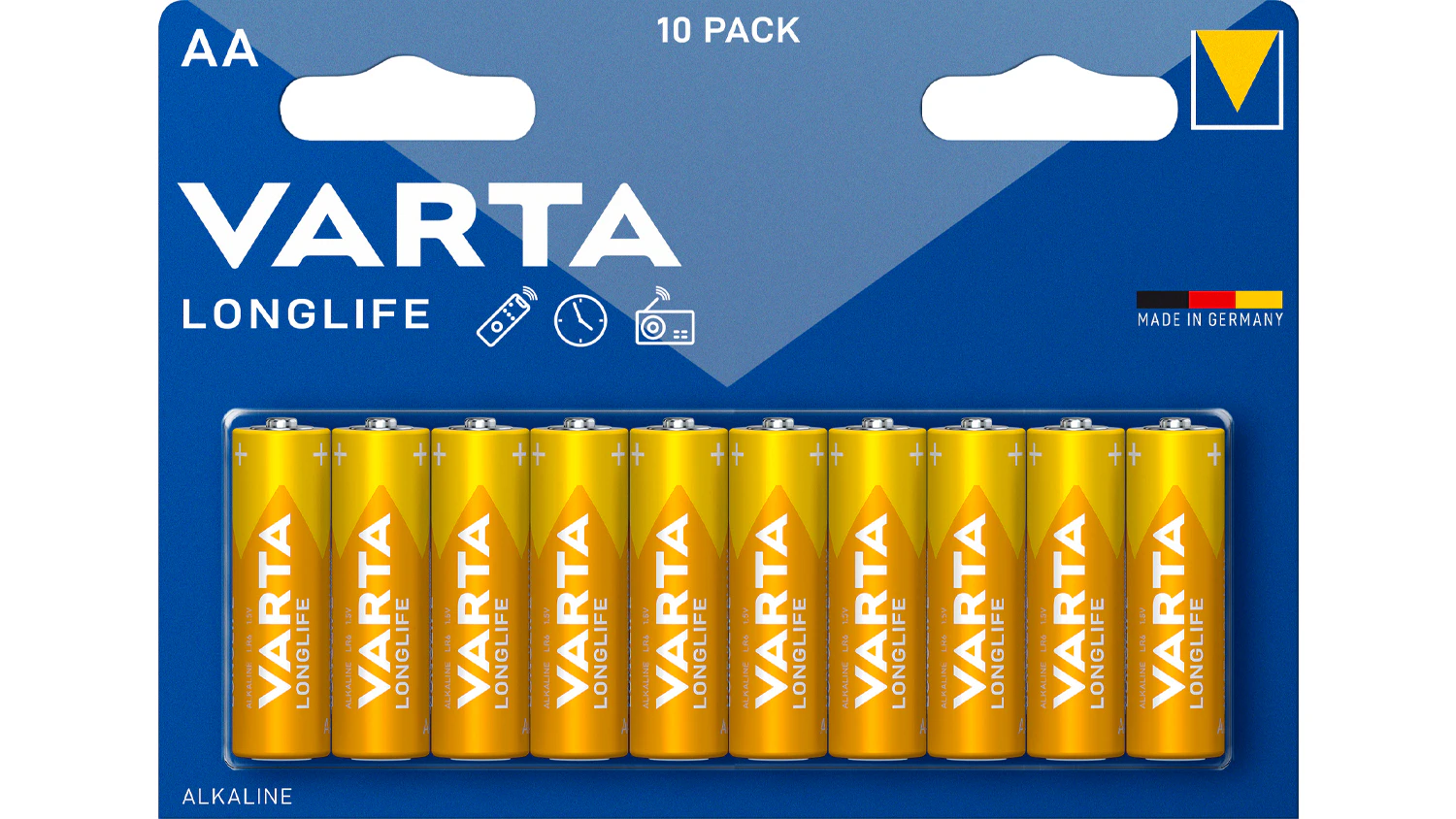 Baterie VARTA Longlife AA LR6 10 ks