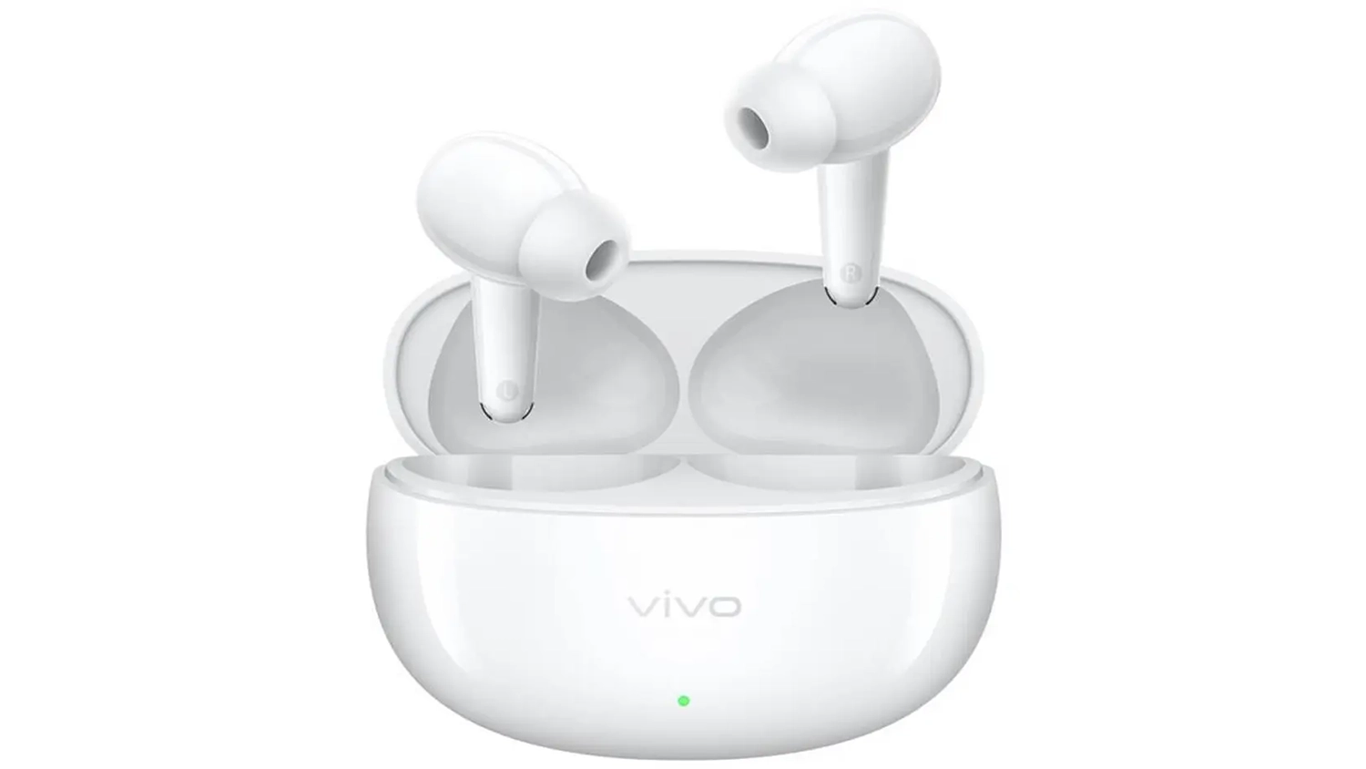 Sluch&aacute;tka vivo Buds Pro Makrana b&iacute;l&aacute; předn&iacute; pohled