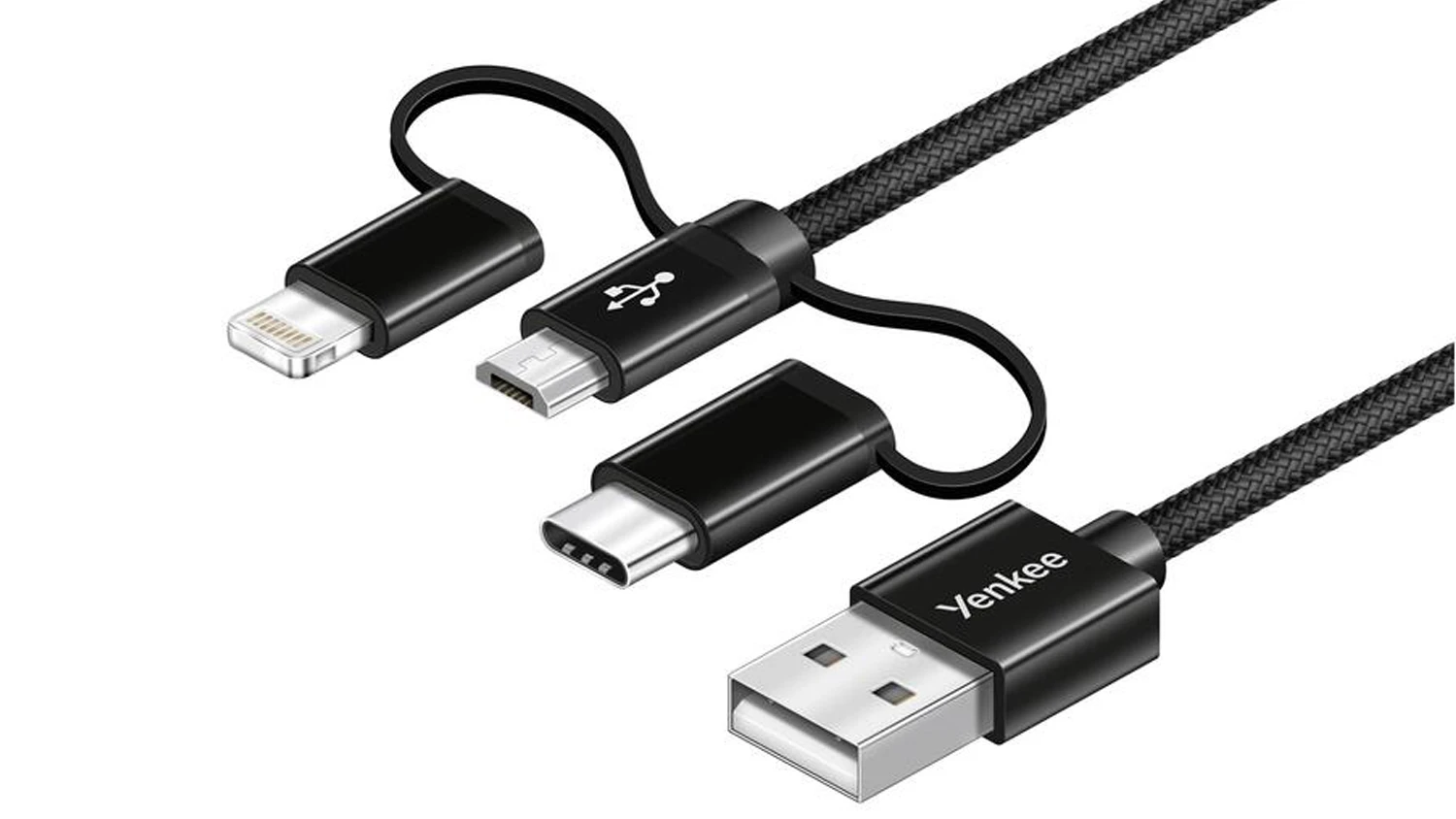 USB k&aacute;bel YENKEE YCU 400 BK čierny