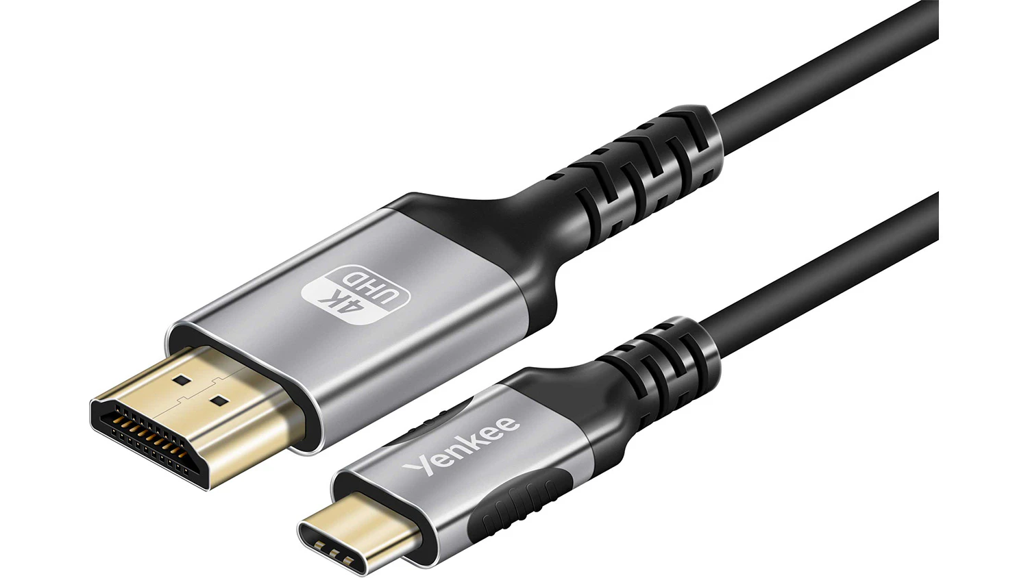 USB-C na HDMI 4K/60Hz kabel Yenkee YCU 430 pohľad spredu
