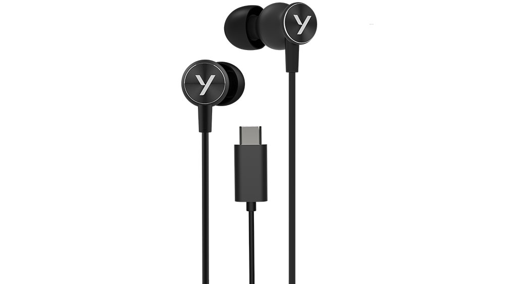 USB-C sluchátka s mikrofonem YENKEE YHP 505BK