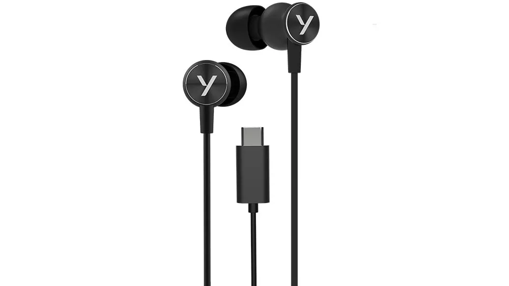USB-C sluch&aacute;tka s mikrofonem YENKEE YHP 505BK