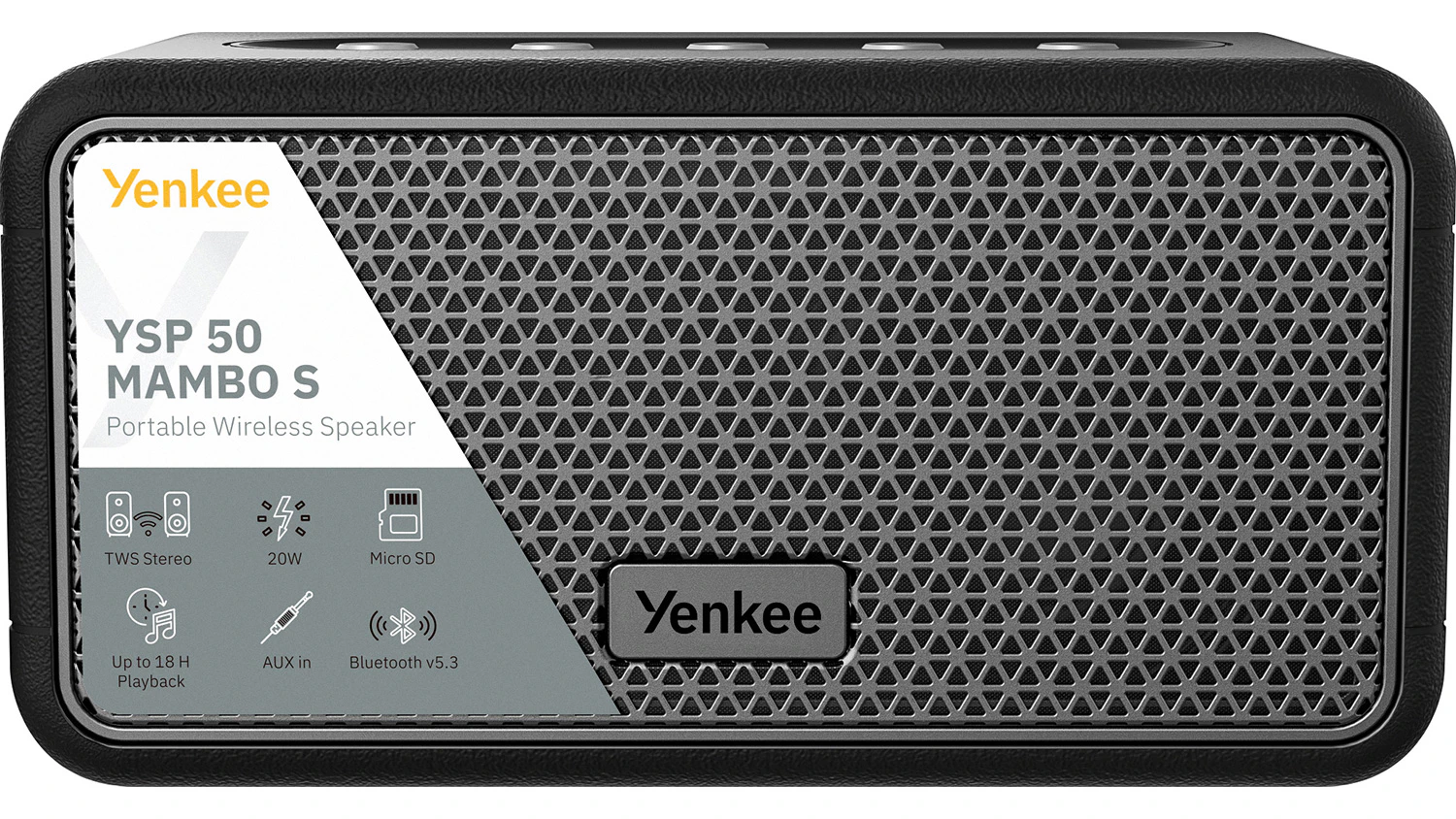 Bezdr&ocirc;tov&yacute; reproduktor YENKEE YSP 50BK MAMBO S na stole