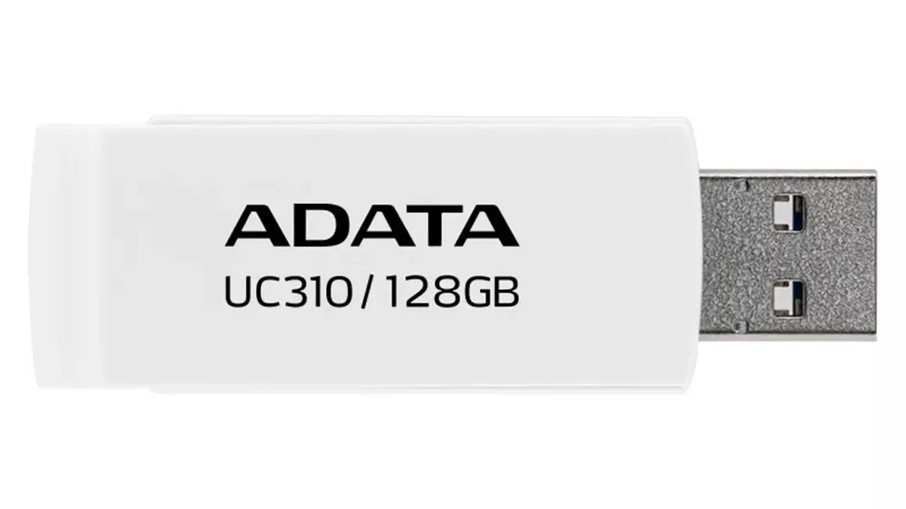 Flash disk ADATA 128GB UC310 White_01