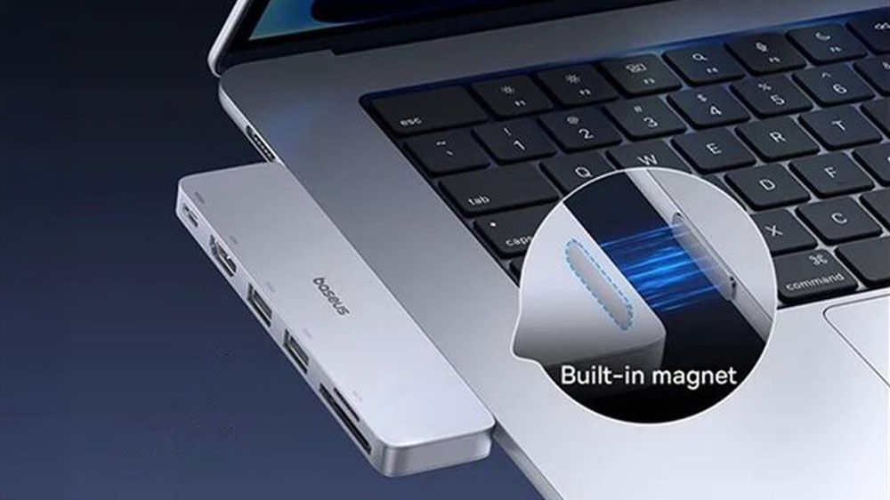 Magnetický dizajn hubu Baseus Ultra Joy_03