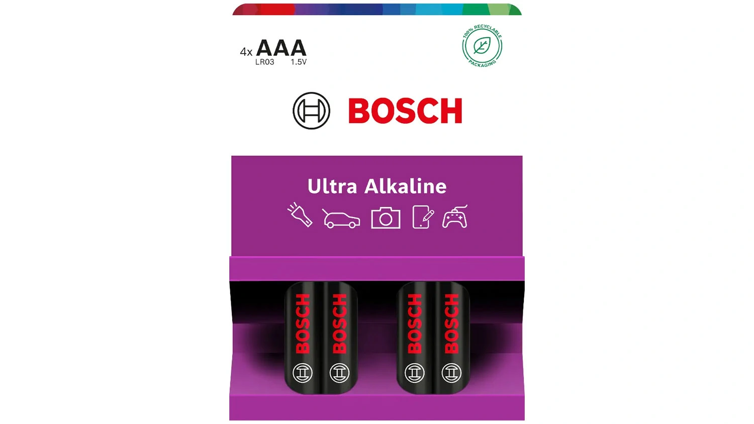 Baterie Bosch LR03UA4B/00 Ultra Alkaline AA