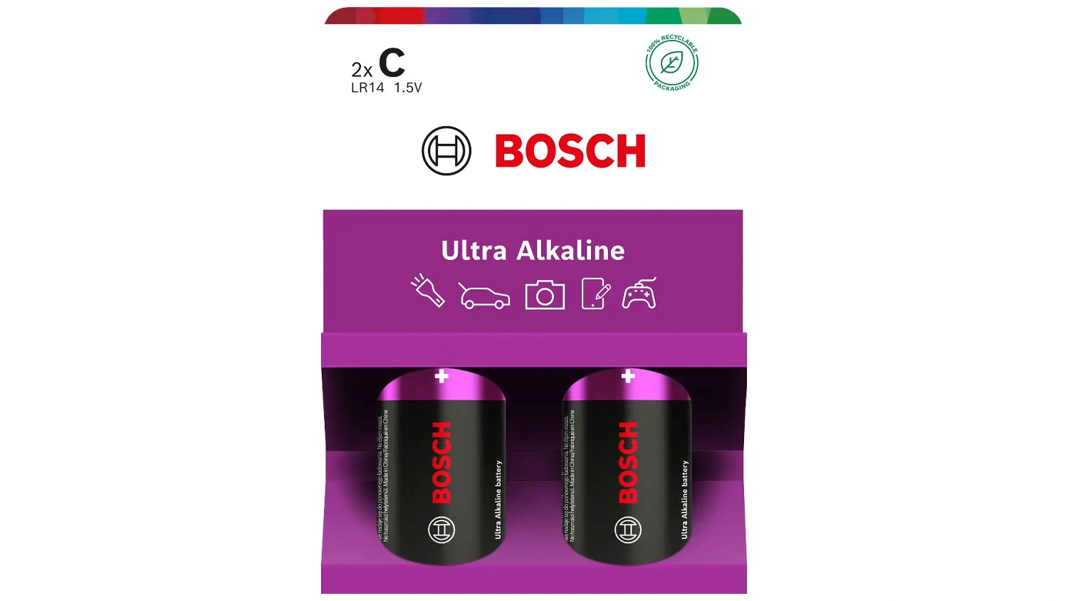 Baterie Bosch LR14UA2B/00 Ultra Alkaline C