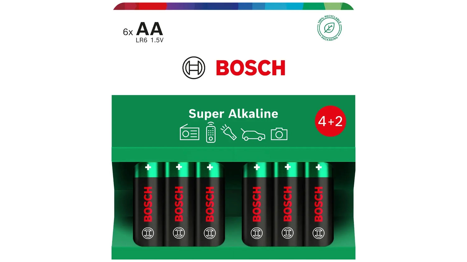Baterie Bosch LR6SA6B/00 Super Alkaline AA