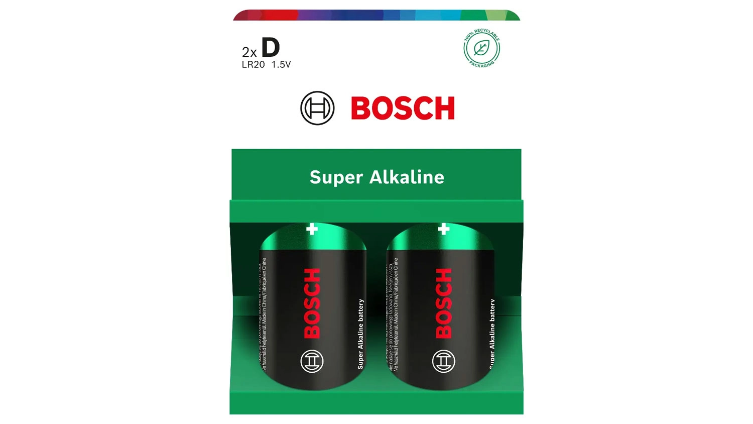 Baterie Bosch LR20SA2B/00 Super Alkaline D