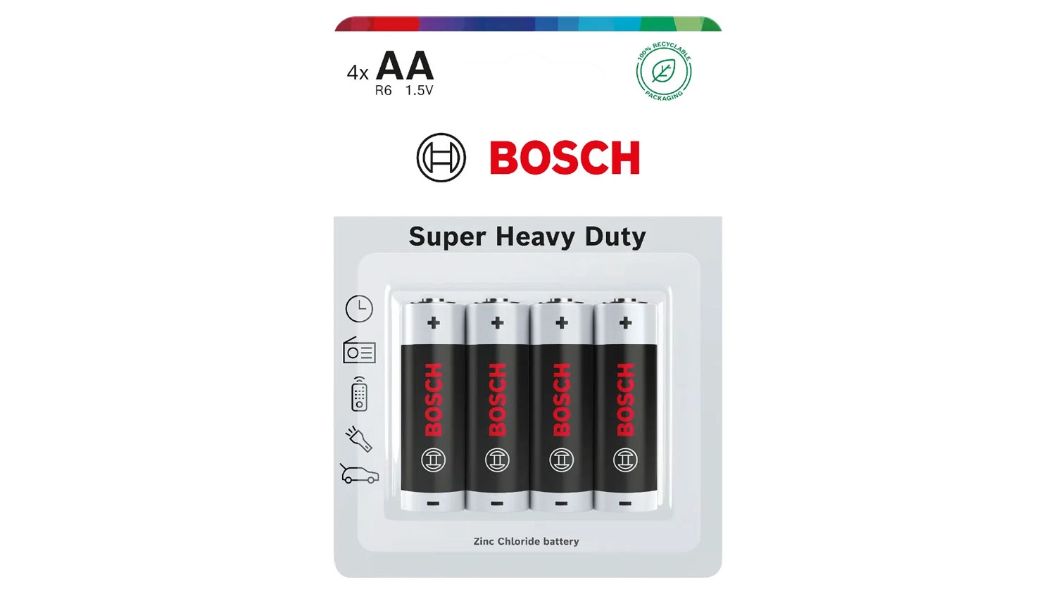 Baterie Bosch R6SHD4B/00 Heavy Duty AA
