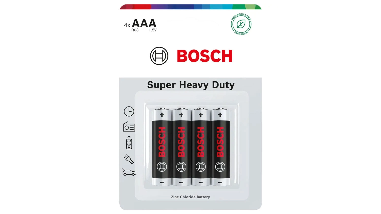 Baterie Bosch R03SHD4B/00 Heavy Duty AAA