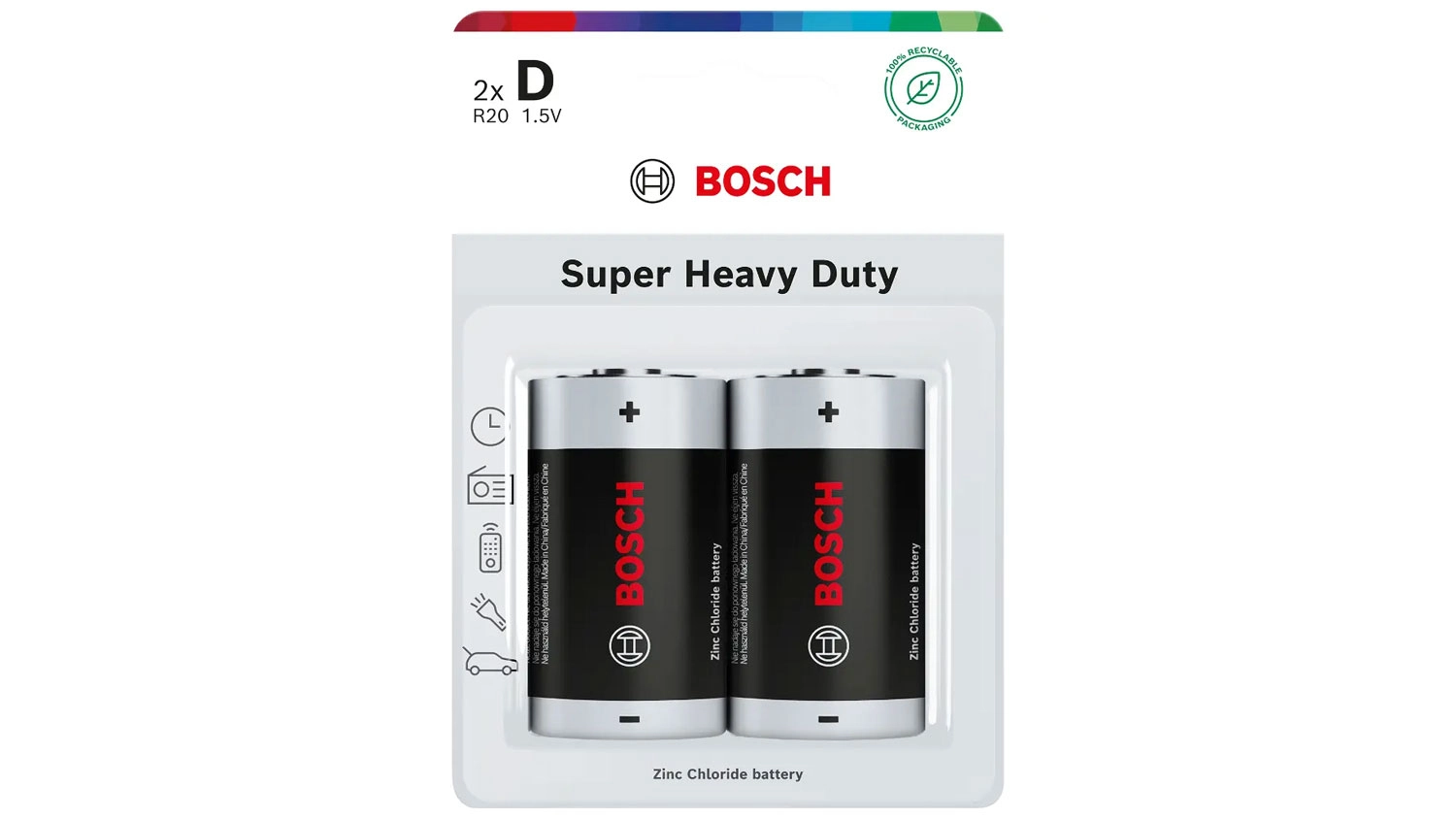 Baterie R20SHD2B/00 Heavy Duty D