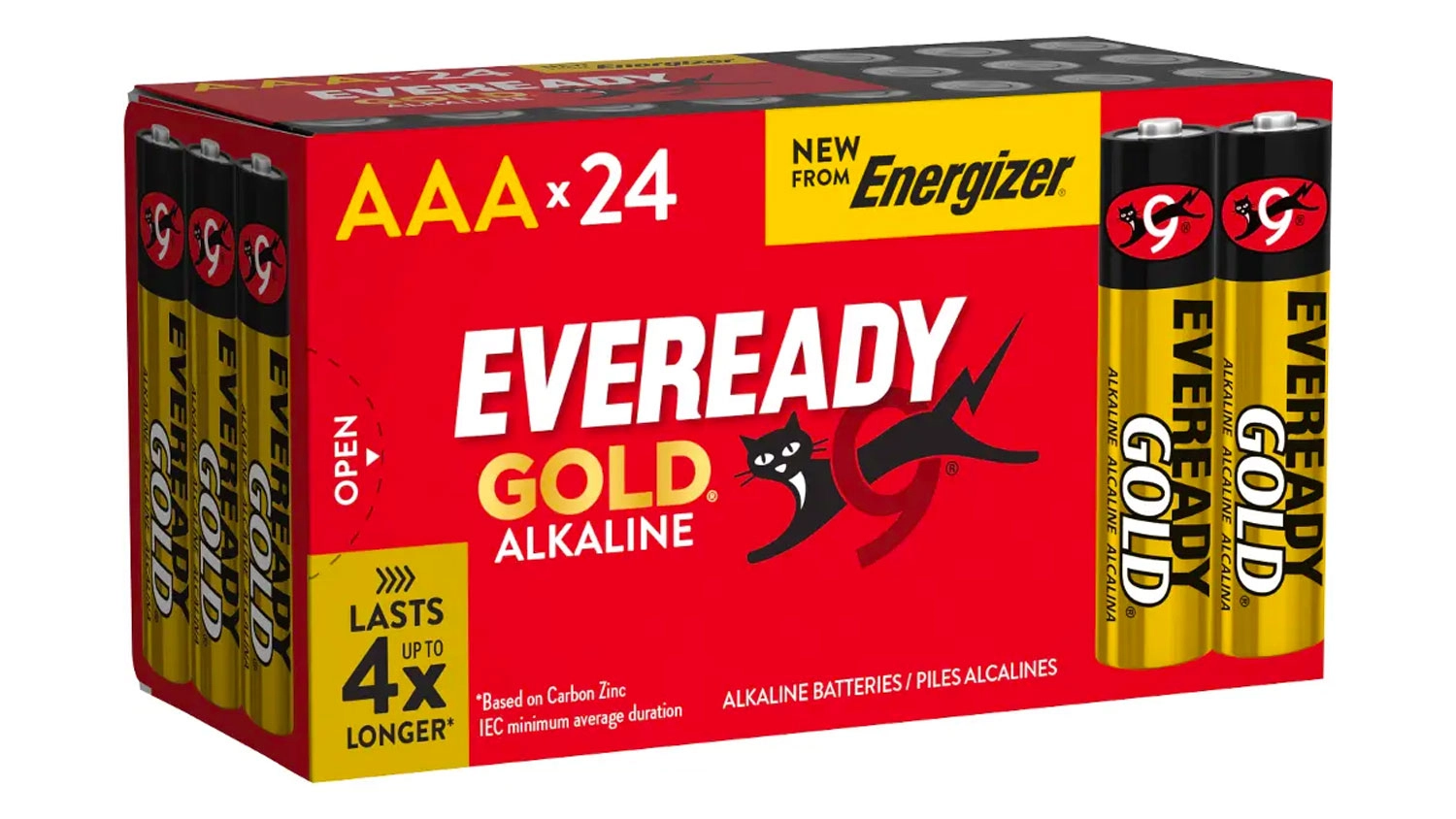 Baterie Energizer Everyday Gold AAA box 24 kusů