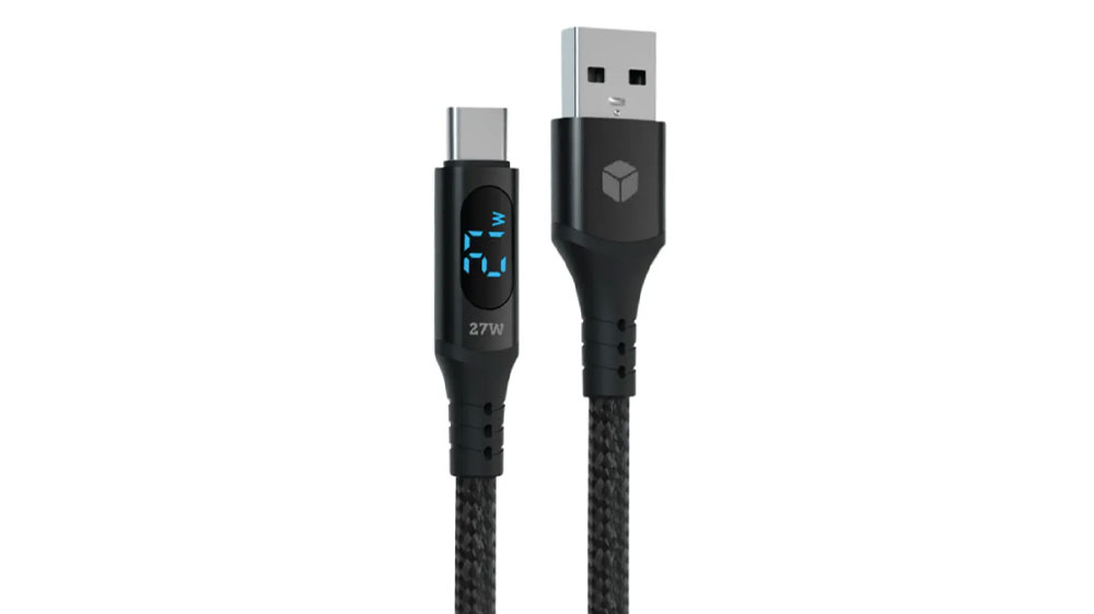 USB kábel Mobilnet TypeC 3A QC 1M LED černy_01