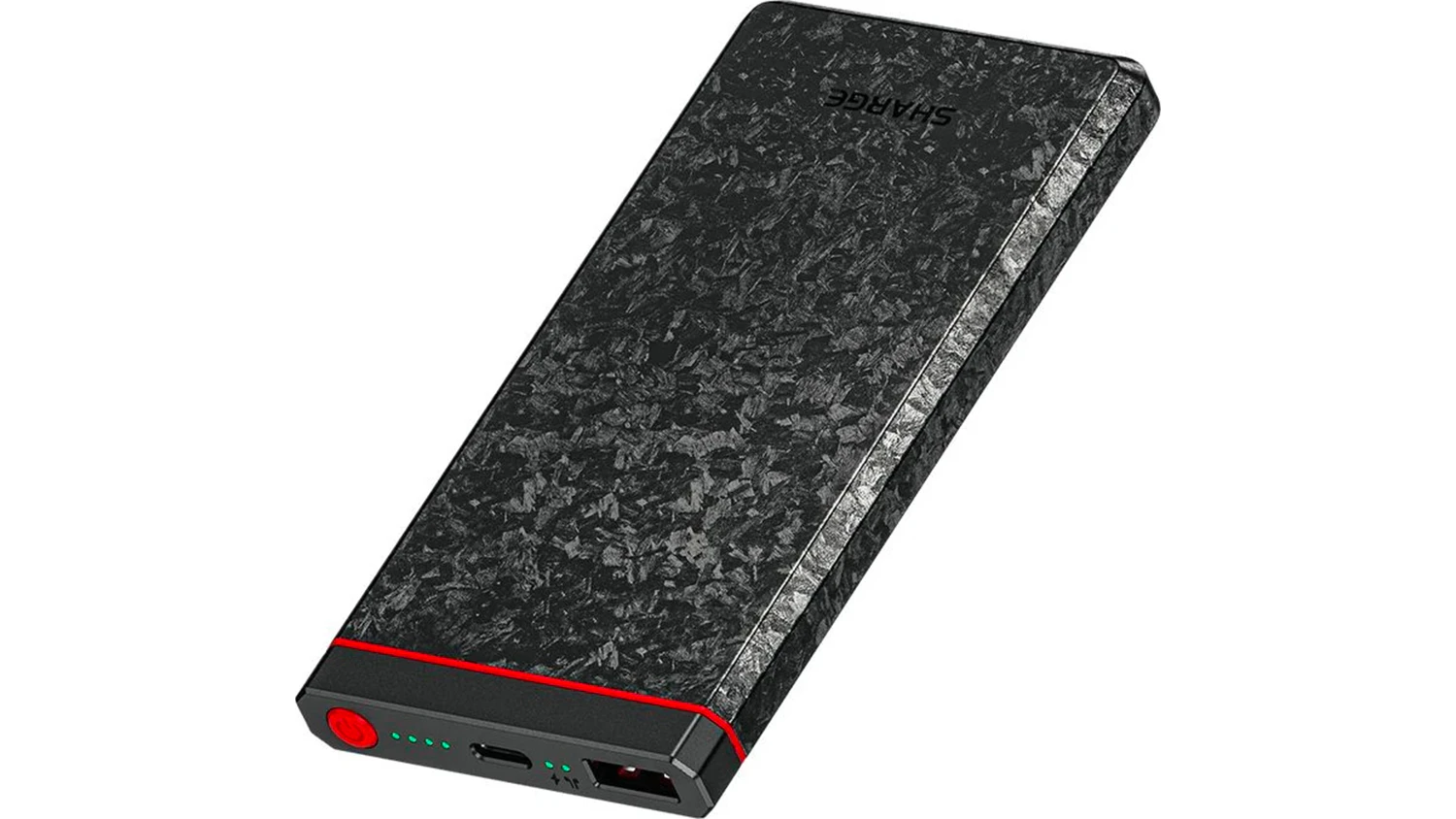 Powerbanka Sharge C1 CarbonBlade černá zepředu