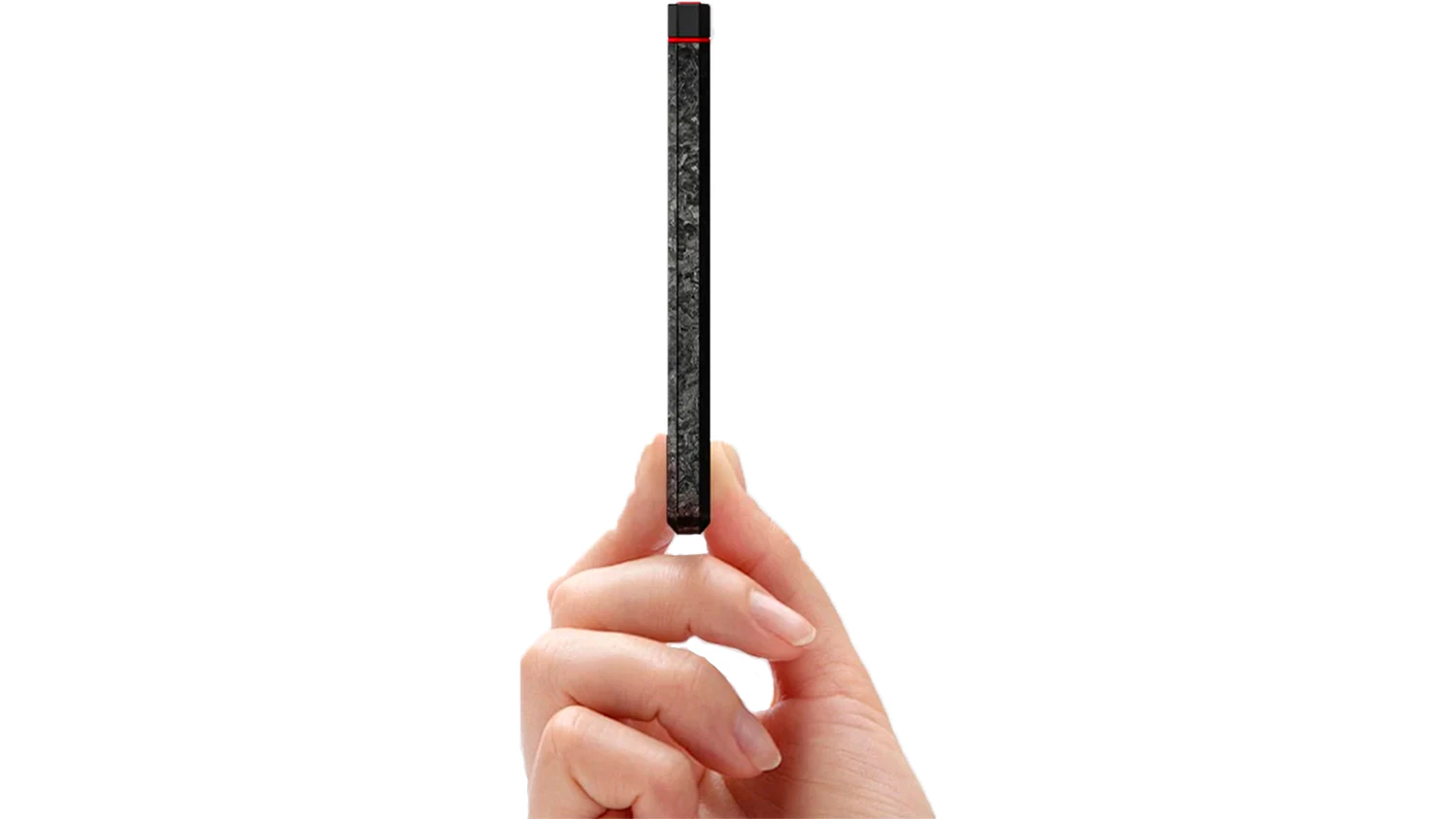 Tenké provedení powerbanky Sharge C1 CarbonBlade