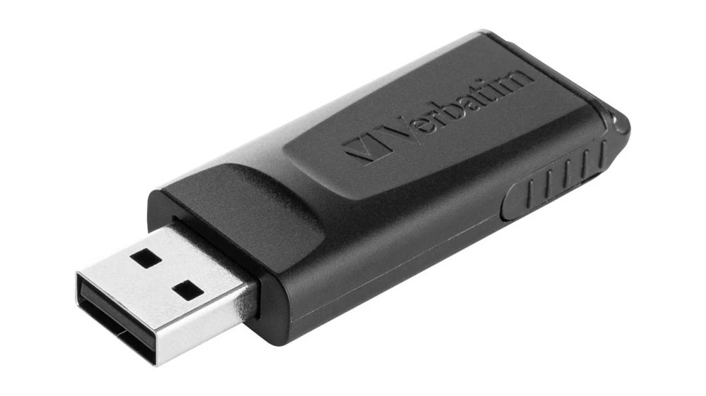 Flash disk Verbatim Slider USB 2.0 64 GB, černá_01