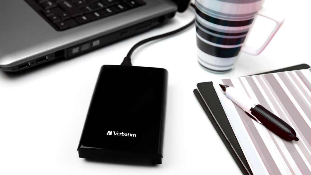 Externí SSD disk Verbatim Slim 1TB připojený k počítači_02