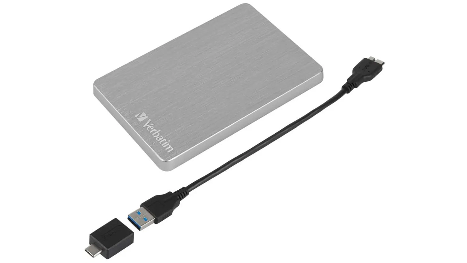 Externí HDD Verbatim Store 'n' Go USB 3.2/USB-C Gen1 1TB s kabelem.