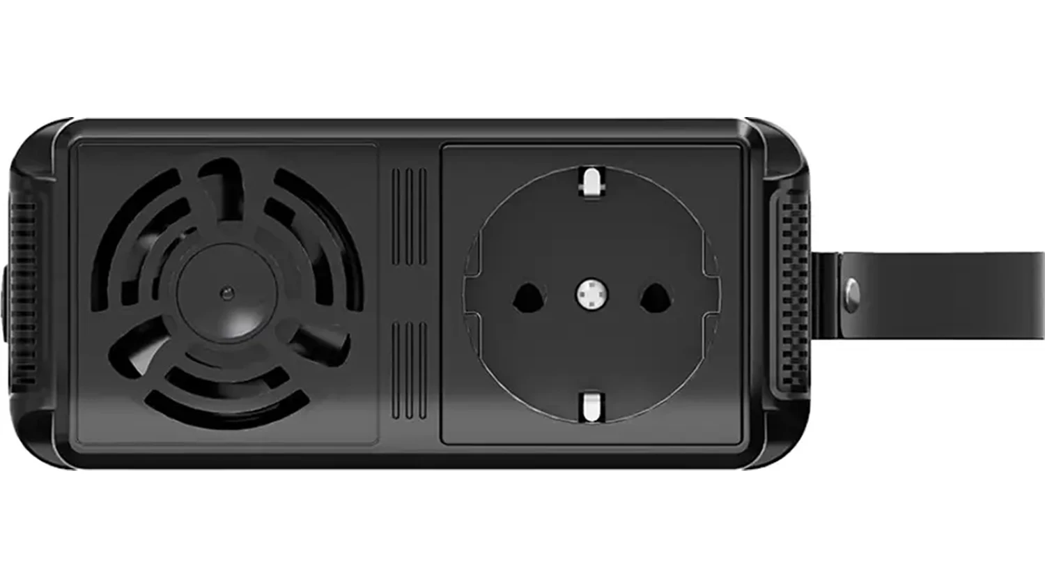 Pohled ze strany na powerbanku Viking VALI150