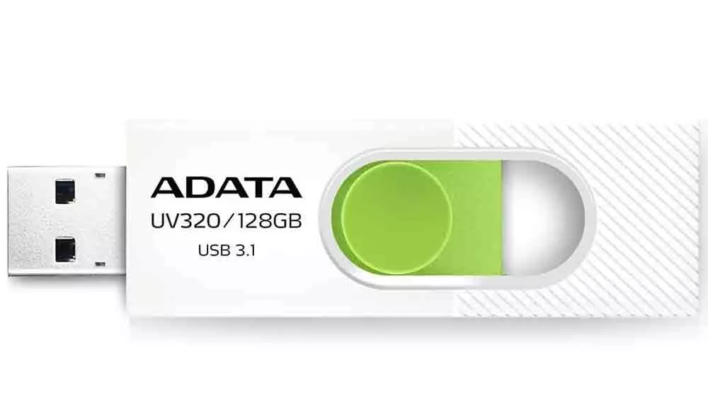 Flash disk ADATA 128GB UV320 White_01