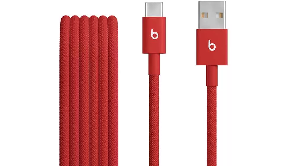 Opleten&yacute; kabel Beats USB-A/USB-C, jasně červen&yacute;_01