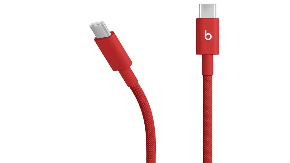 Opletený kabel Beats USB-C/USB-C 1,5m, jasně červený_01