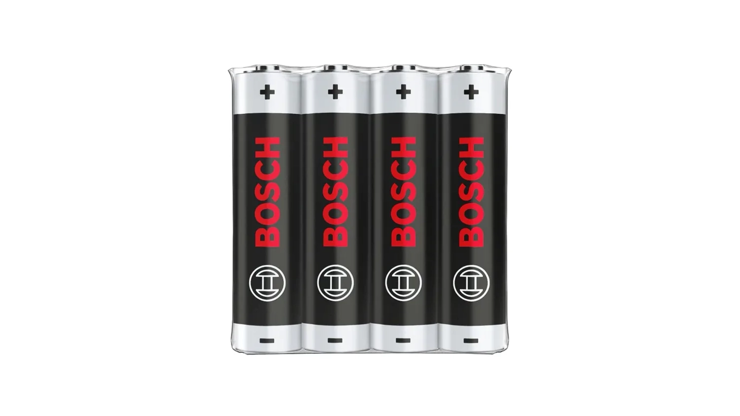 Baterie BOSCH Super Heavy Duty AAA 4 ks horn&iacute; pohled