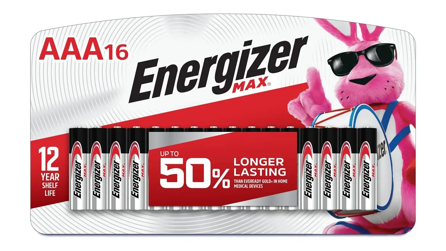 Baterie AAA Energizer MAX E92LP16 v originálním balení.