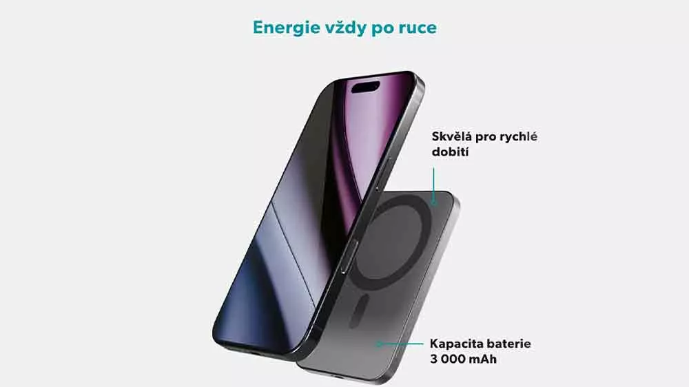 Bezdr&aacute;tov&aacute; powerbanka Epico UltraPack Slim 3 000 mAh Alu Mag+ a mobiln&iacute; telefon_03