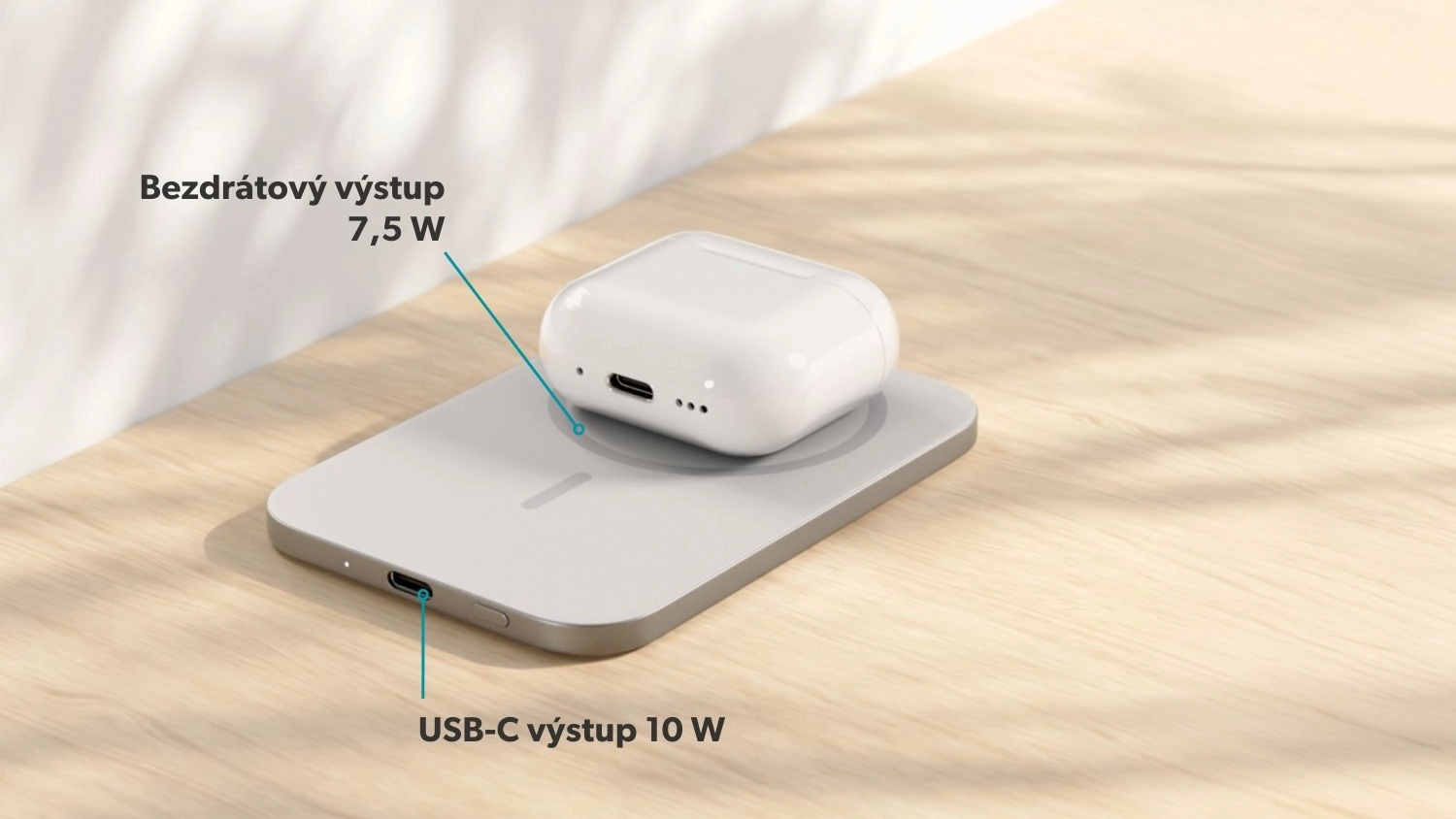 Účinný přenos energie powerbanky Epico EM31b 3 000mAh