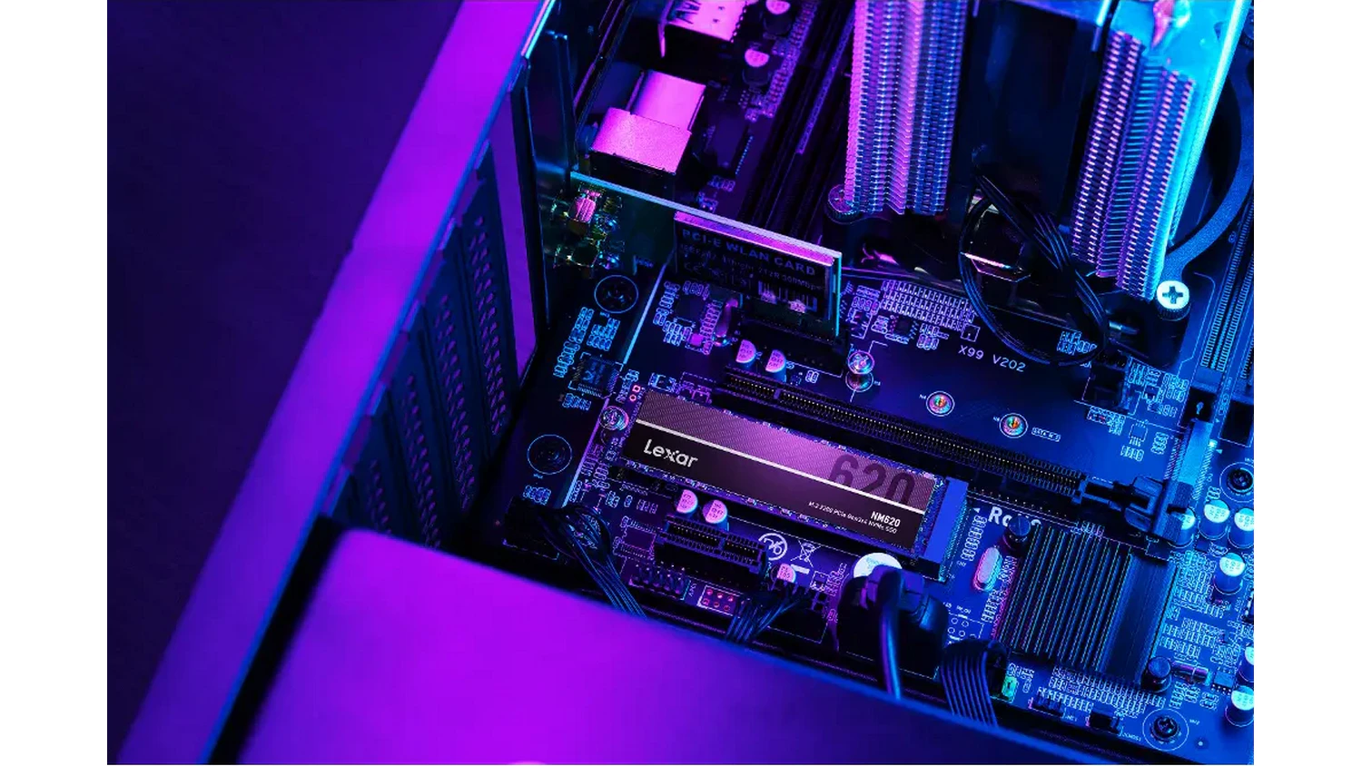 Intern&iacute; SSD disk Lexar NM620 v poč&iacute;tači