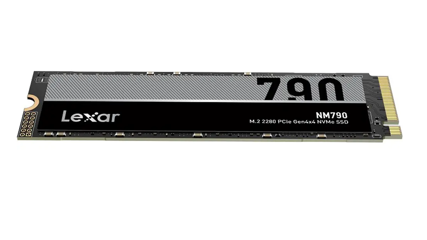 Intern&iacute; SSD Lexar NM790 2TB M.2 2280 PCIe Gen4 x4 NVMe bočn&iacute; pohled