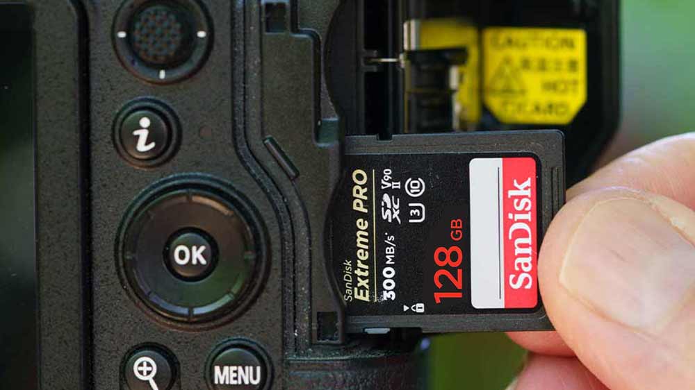 Karta SanDisk Extreme PRO ve fotoaparátu_2