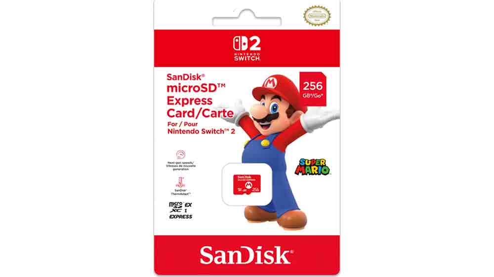 MicroSD karta SanDisk Express 256 GB Nintendo Switch 2 v obalu_02