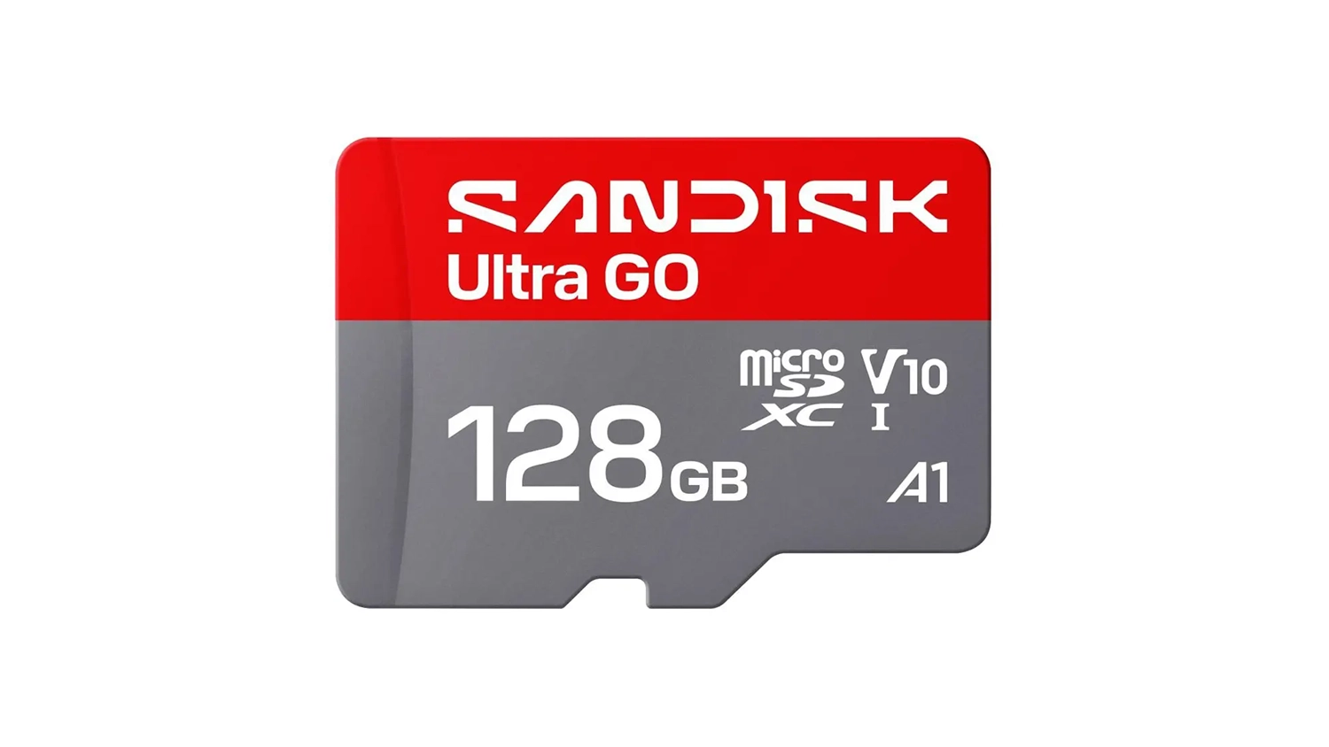 Pamäťová karta SanDisk Ultra GO microSDXC 128 GB pohľad zpredu