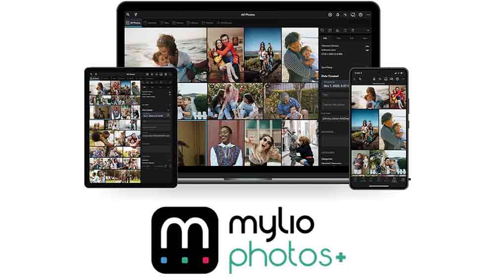 Rozhraní Mylio Photos na notebooku, tabletu a mobilu_03