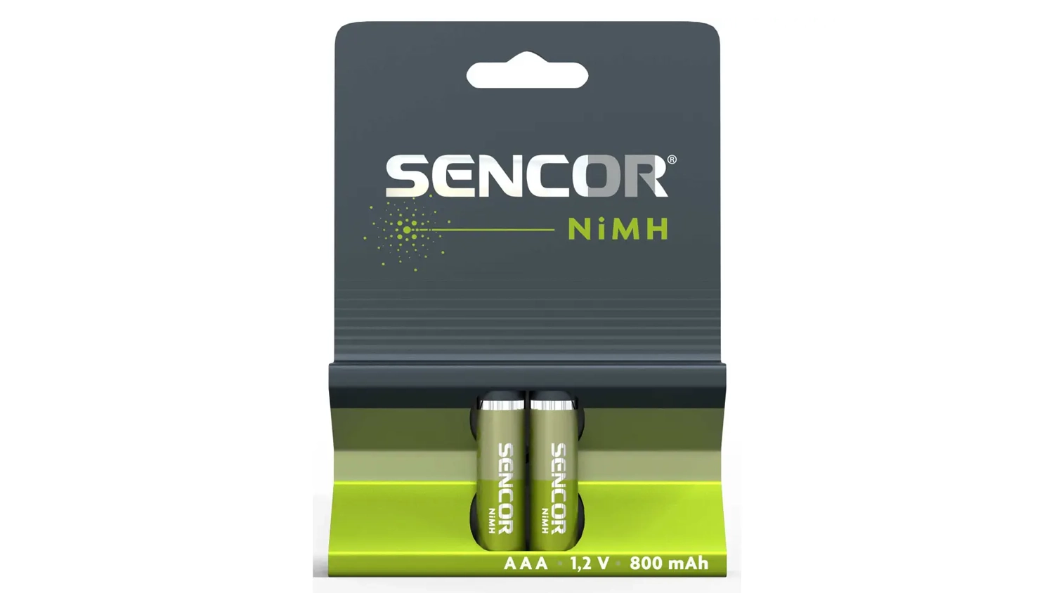 Bat&eacute;rie Sencor SBA HR03 2BP AAA NiMH 800mAh