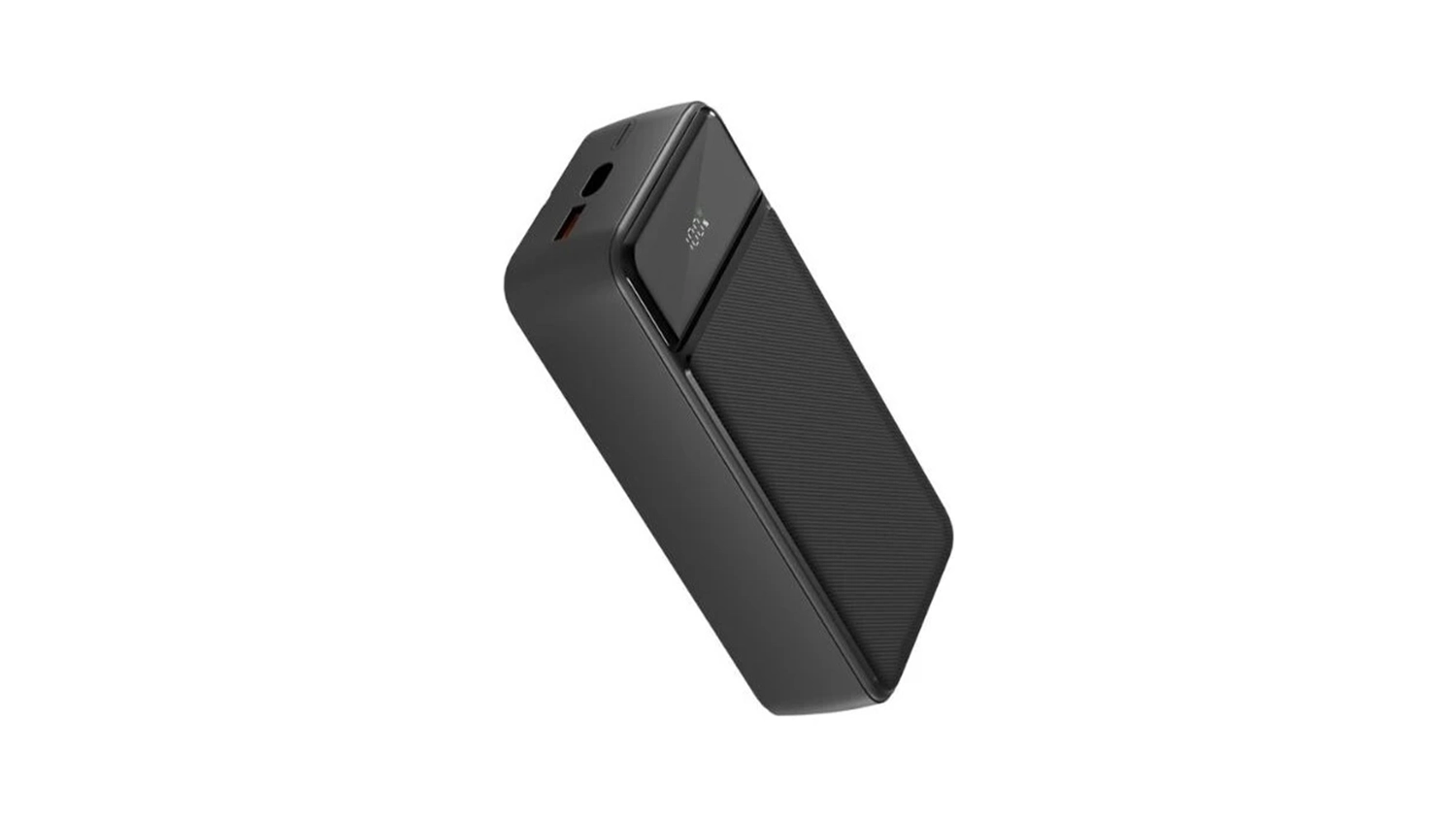 Powerbanka Spello SP21 30 000mAh čern&aacute; &ndash; bočn&iacute; pohled