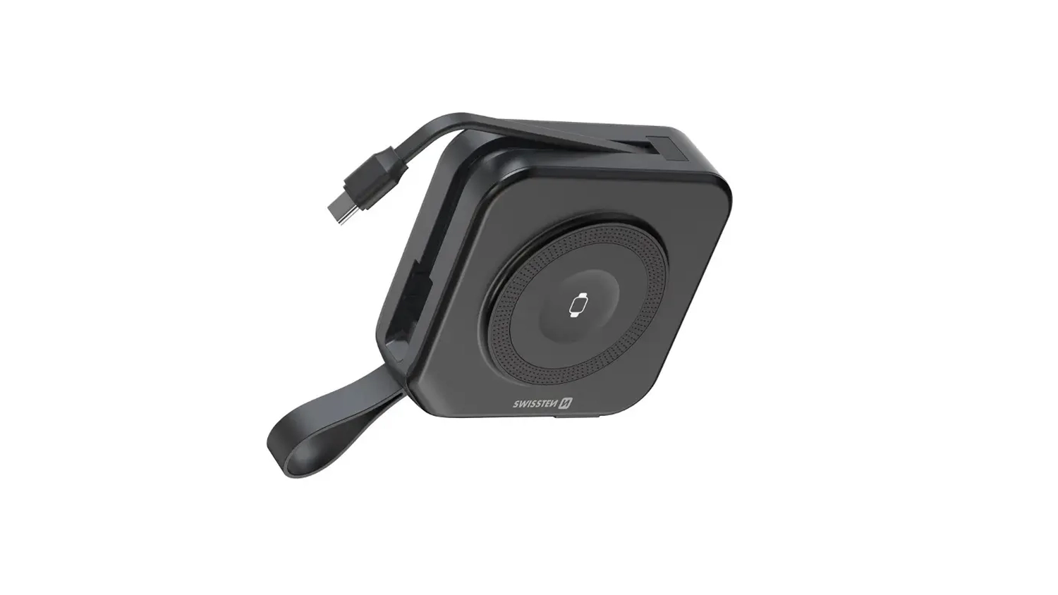 Powerbanka Swissten All-in-One Pro 10000mAh černá přední pohled
