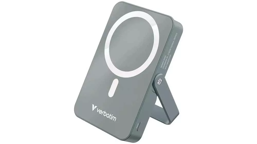 Powerbanka Verbatim Charge 'n' Go se stojánkem (32267), 10 000 mAh, šedá_01