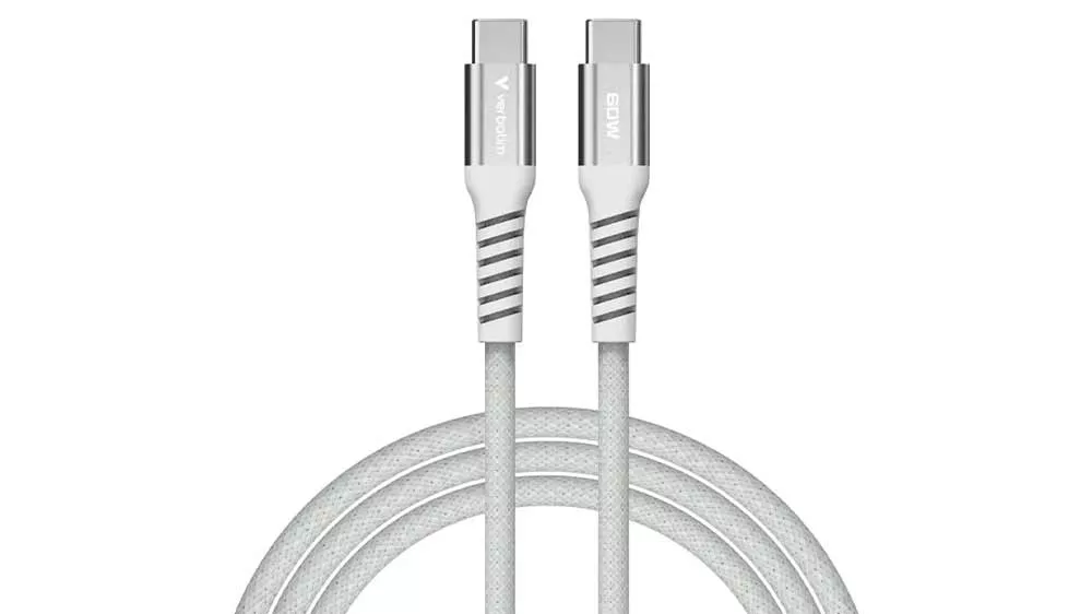 Magnetick&yacute; kabel Verbatim USB-C 60W 1,2m gray_01