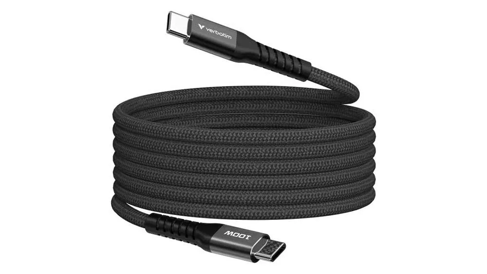 Magnetický kabel Verbatim USB-C 100W 1,2m black_01