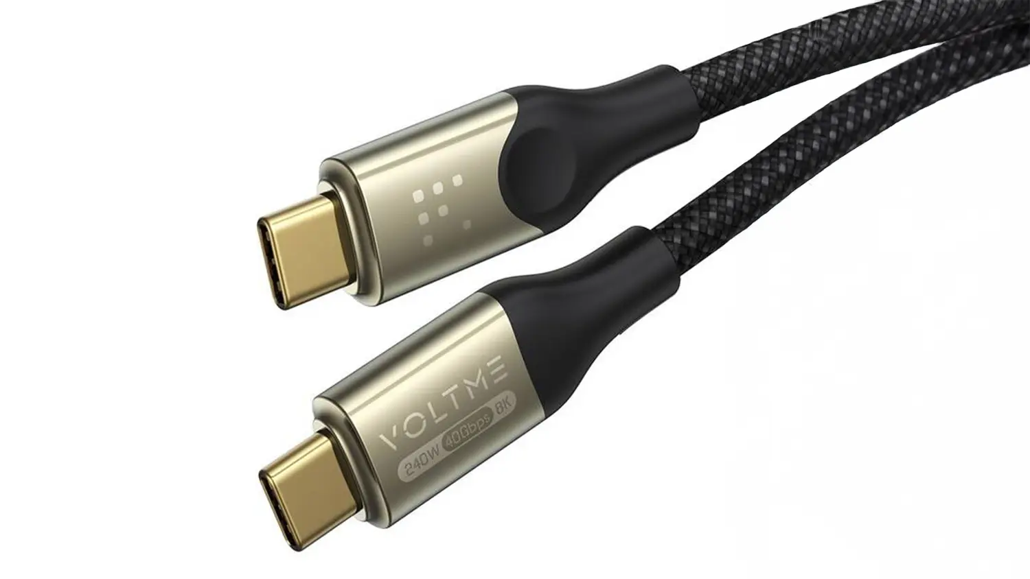 Detailn&iacute; z&aacute;běr na dva konektory kabelu Voltme Powerlink Utron Series CTC.